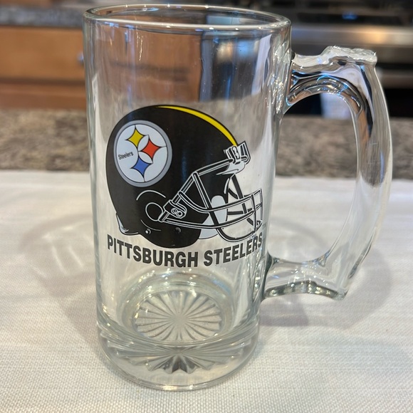 Pittsburgh Steelers glass mug - Picture 1 of 5